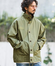 【CAMBIO(カンビオ)】【予約販売4月下旬～5月上旬入荷予定】Oversized Typewriter Military Stand Collar Jacket スタンドカラーブルゾン(PF-241-003)