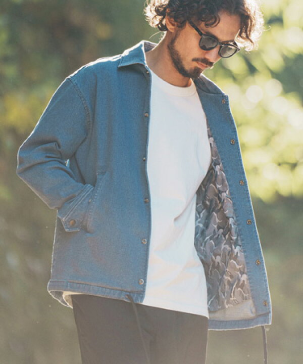 楽天市場】【felkod(フィルコッド)】Camouflage Accent Denim Coach 