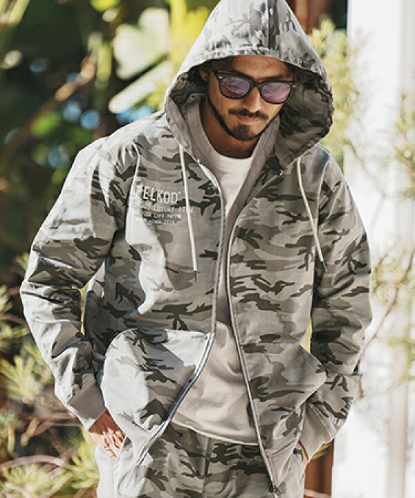 楽天市場】【felkod(フィルコッド)】Stretch Camouflage Parka 