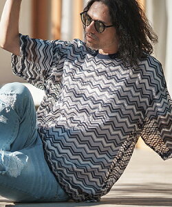 yCAMBIO(JrI)z Key Knit Lace Short Sleeve Pullover ҂݃[XVc(MIU-241-017)