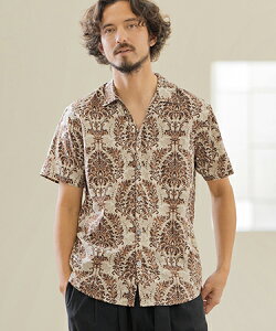 �yMagine(�}�[�W��)�zORIENTAL PATTERN SHORT SLEEVE SKIPPER SHIRTS �V���c(MGN241-025B)