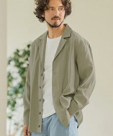 【Magine(マージン)】TROPICAL DRAPE JACKET LIKE SHIRTS　シャツジャケット(MGN241-007)