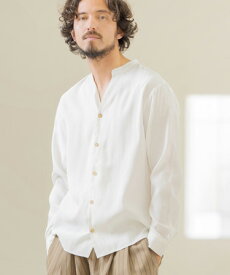 【Magine(マージン)】VISCOSE DRAPE BAND COLLAR SKIPPER SHIRTS　スキッパーシャツ(MGN241-012)