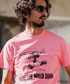 【felkod(フィルコッド)】【予約販売サイズ・カラーにより納期異なる】 RIDE THE WILD SURF Mickey Print Tee Tシャツ(F24N280)