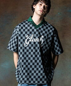 【glamb(グラム)】【予約販売5月下旬～6月上旬入荷】 Checkered Polo Shirt チェッカードポロシャツ(GB0224-CS08)