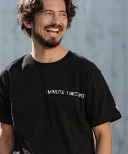 �y1minute 1second(�����~�j�b�g�����Z�J���h)�z block logo dry cotton cut & sewn T�V���c(1M24N200)