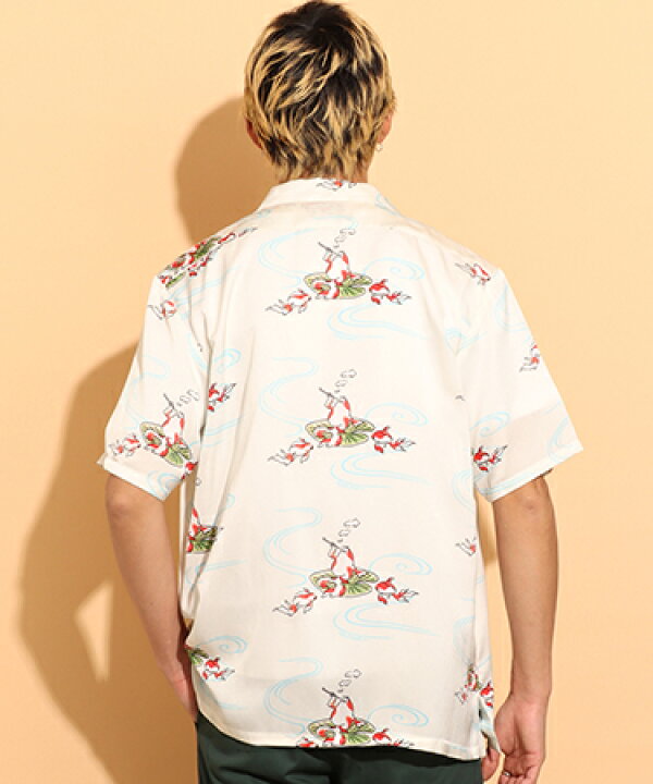 楽天市場】【ROTAR(ローター)】Goldfish Textile Aloha Shirt アロハ 