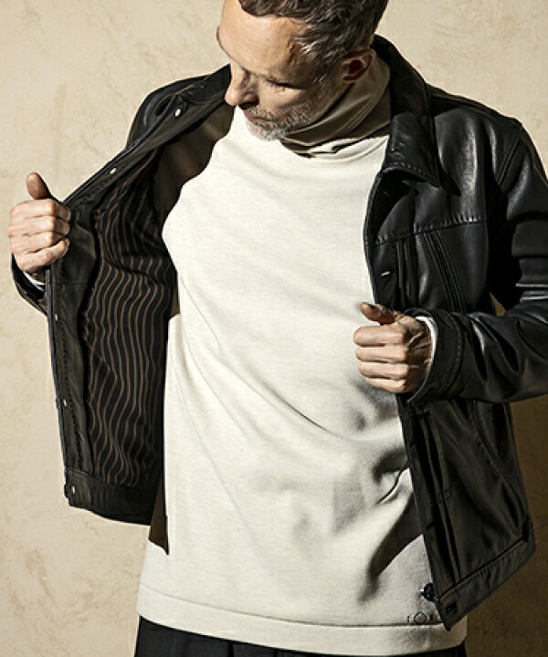 楽天市場】【C DIEM(カルペディエム)】F-V Leater Neo Riveted Jacket2 