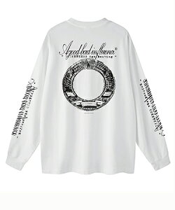�yA Good Bad Influence(�A �O�b�h �o�b�h �C���t���G���X)�z NINETEEN AGE BEATING LONG SLEEVE T-SHIRT �J�b�g�\�[(AGBI-24AW-LS05)