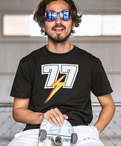 �yseventy seven(�Z�u���e�B�Z�u��)�zmiddle onz S-S t-shirts (thunder) T�V���c(7724S220)