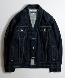 【FDMTL(ファンダメンタル)】【予約販売8月末～9月上旬入荷】DENIM HAORI JACKET RINSE デニム ジャケット(FA24-JK43R)