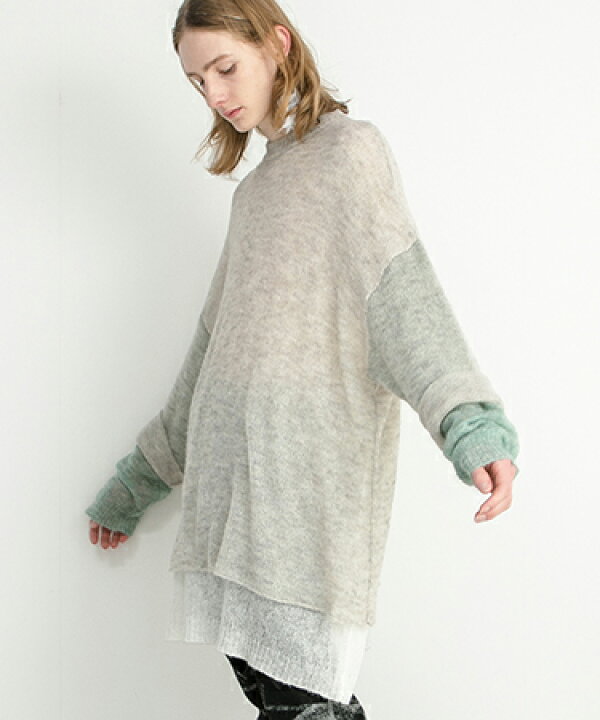 楽天市場】【STOF(ストフ)】Mohair Color Layer Knit Sweater セーター 