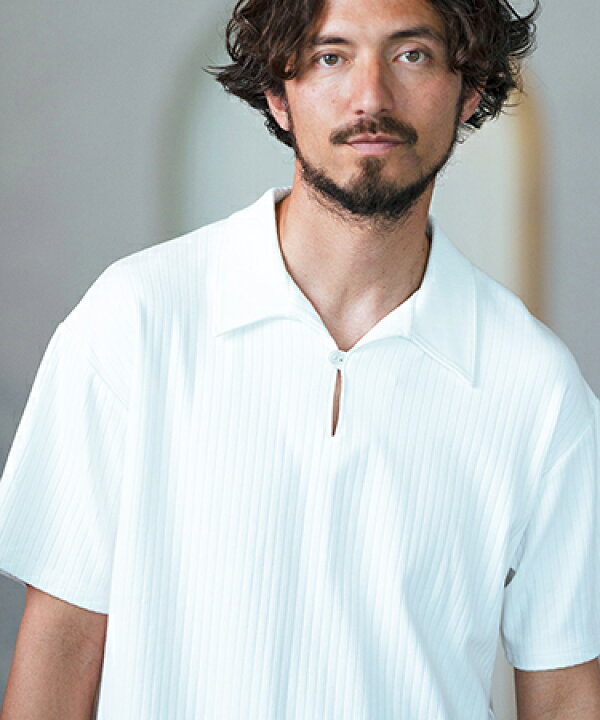 楽天市場】【Magine(マージン)】dobby Jacquard short-sleeve skipper 