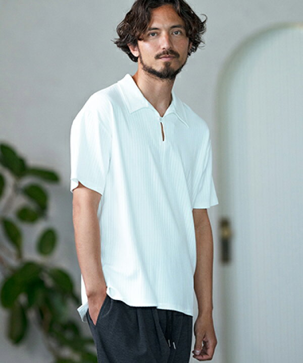 楽天市場】【Magine(マージン)】dobby Jacquard short-sleeve skipper 