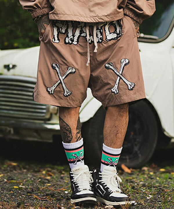楽天市場】【MAYO(メイヨー)】BONES Embroidery Shorts ショートパンツ 