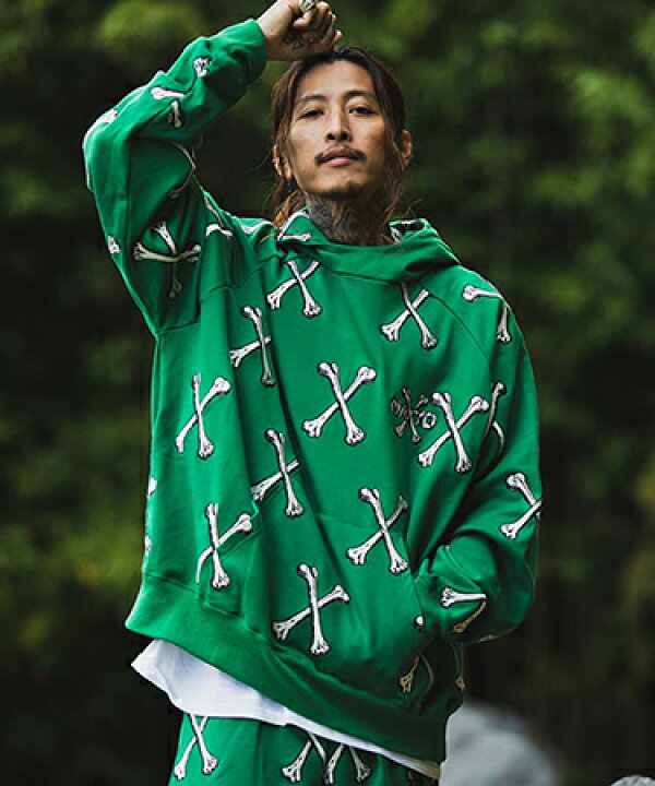 楽天市場】【MAYO(メイヨー)】CROSS BONES Embroidery Hoodie パーカー 