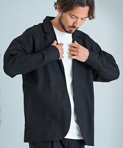 yMagine(}[W)zBrushed Viscose Drape Fabric Shirt Jacket VcWPbg(MGN-242-007)