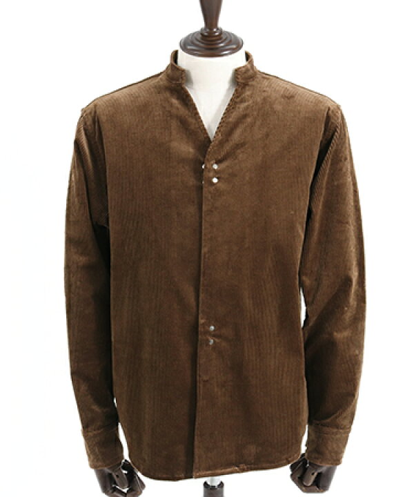 楽天市場】【wjk reluxe】corduroy hook band collar shirt 