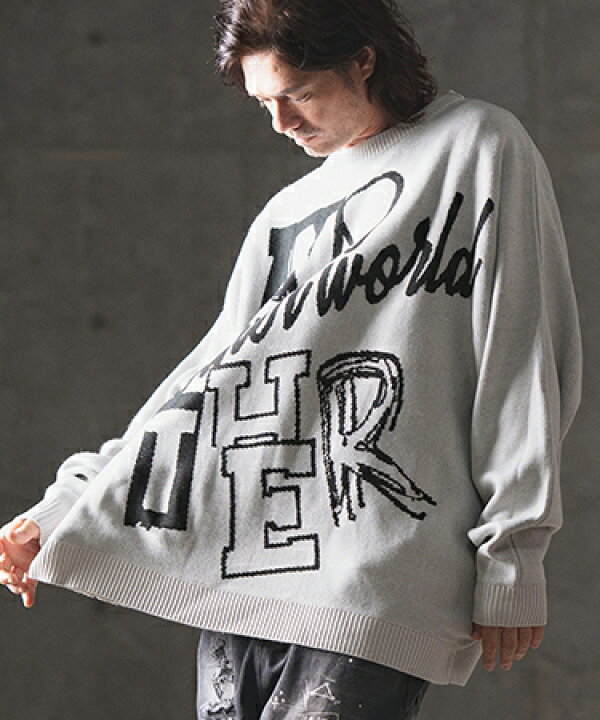 楽天市場】【GLIMCLAP(グリムクラップ)】 Logo jacquard oversized 
