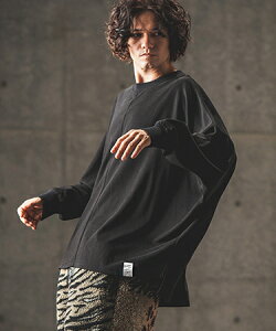 �yGLIMCLAP(�O�����N���b�v)�z Light-pile Dolman sleeve & oversized pullover �J�b�g�\�[(17-146-gla-ce)