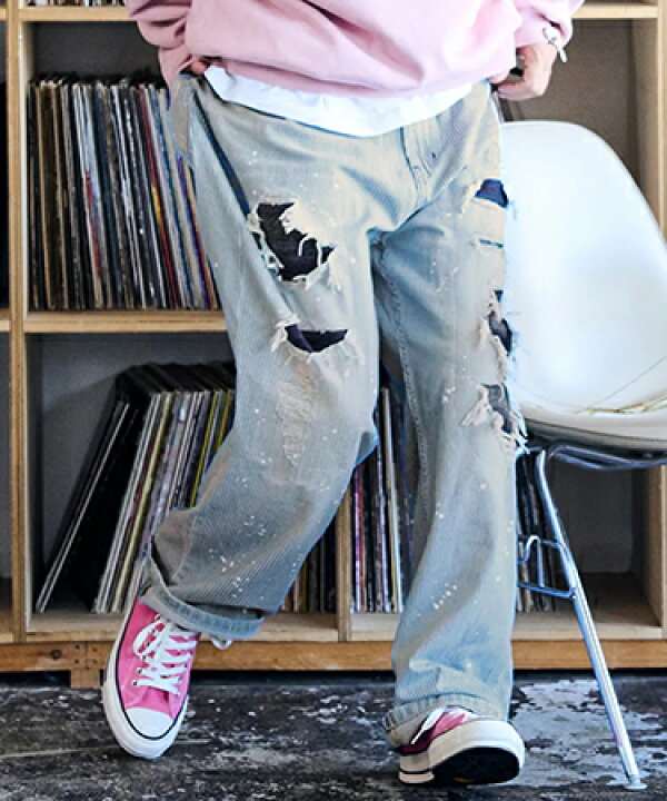 楽天市場】【ADAM PATEK(アダムパテック)】clash looose hickory denim 