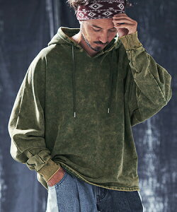 �yANGENEHM(�A���Q�l�[��)�zPigment dye & dolman sleeve sweat hoodie �X�E�F�b�g�t�[�f�B�[(AG03-067ace)