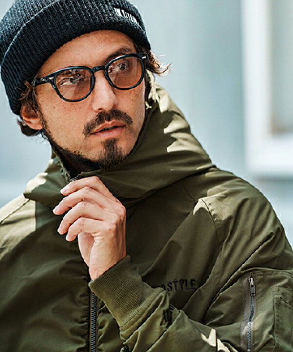 楽天市場】【felkod(フィルコッド)】High Neck Hood MA-1 フード 