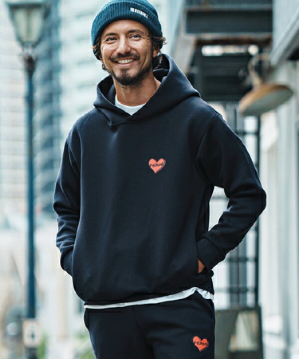 楽天市場】【felkod(フィルコッド)】Heart Logo Cardboard Knit Parka