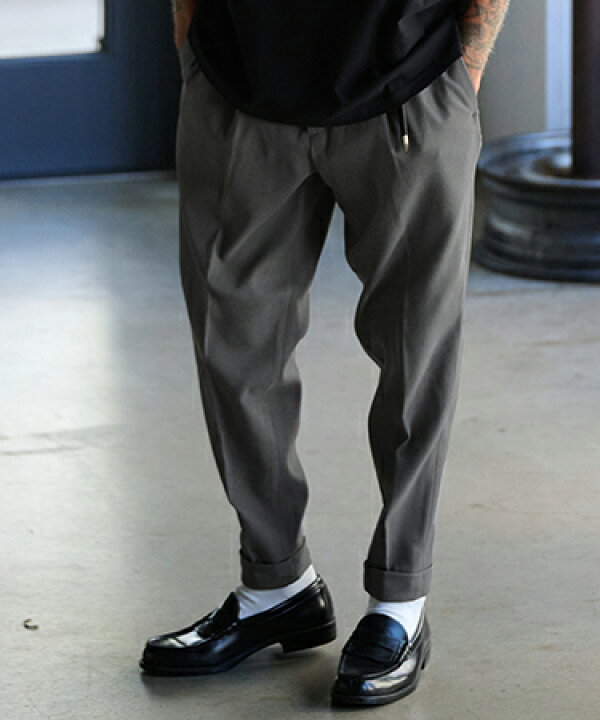 楽天市場】【THEOREM(セオレム)】 Turn up Sta-Pre Tapered Pants 