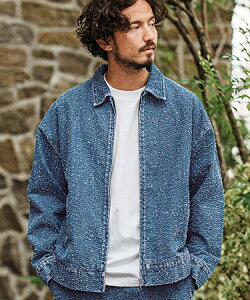 �yCAMBIO(�J���r�I)�zLoop Nep Denim Zip Jacket �W�b�v�W���P�b�g(PF-251-005)