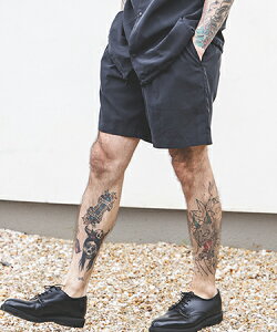 yMROLIVE(~X^[I[u)zT-R POWDER CLOTH -ONE TACK SHORTS V[gpc(M251135)