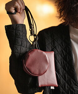 yGLIMCLAP(ONbv)zDifferently shaped two-pieces pouch-circle & rectangle 2A|[`(18-025-gls-cf)