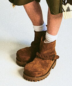 yDISCOVERED(fBXJo[h)zBRAID STRAP ENGINEER BOOTS GWjAu[c(DC-AW25-A-04)