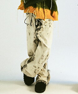 yDISCOVERED(fBXJo[h)zBLEACH DENIM PANTS fjpc(DC-AW25-PT-03)