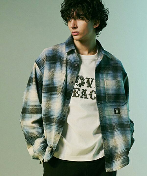 楽天市場】【roarguns(ロアーガンズ)】C-SILK CHECK SH シャツ(25FGS 