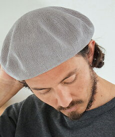 【CAMBIO(カンビオ)】Linen Blend Thermo Beret ベレー帽(NF-251-BO012)