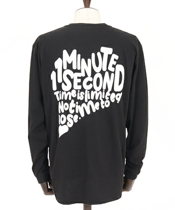 楽天市場】【1minute 1second(ワンミニットワンセカンド)】long sleeve
