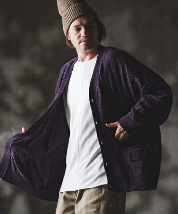 楽天市場】【GLIMCLAP(グリムクラップ)】Cardigan sweater-Chenille 