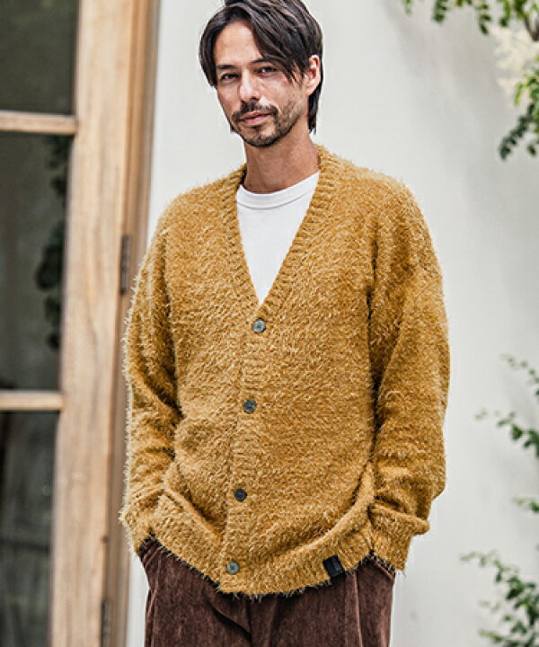 楽天市場】【CAMBIO(カンビオ)】Minimal Shaggy Knit Cardigan 