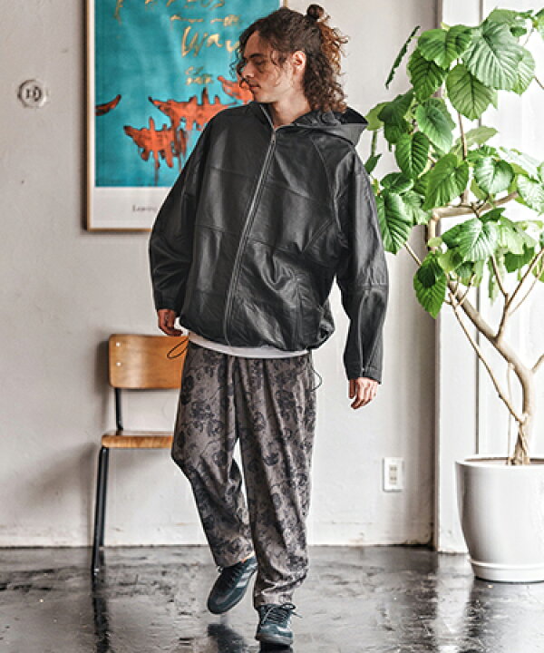 楽天市場】【CAMBIO(カンビオ)】Oversized Re Product Leather Hooded 