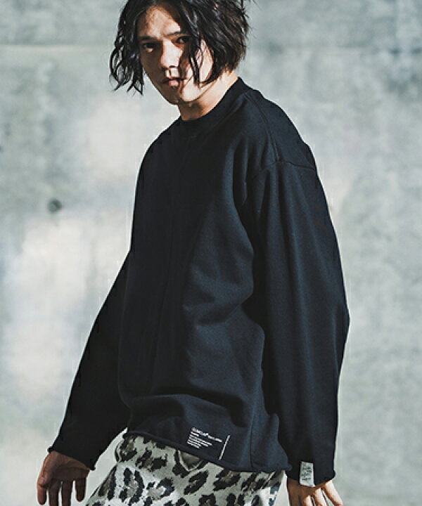 楽天市場】【GLIMCLAP(グリムクラップ)】Edge Fade Crewneck Sweat 