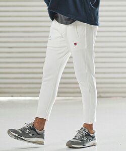 �y1minute 1second(�����~�j�b�g�����Z�J���h)�zback fleece pants with cursive embroidery �C�[�W�[�p���c(1M25F160)