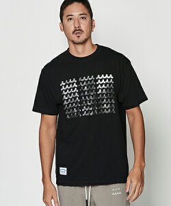 �yACANTHUS(�A�J���T�X)�zFoil Print Wave Logo Tee T�V���c(MA2621)