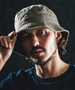 �ywjk reluxe�zlogo embroidery bucket hat �o�P�b�g�n�b�g(WR26S-32)