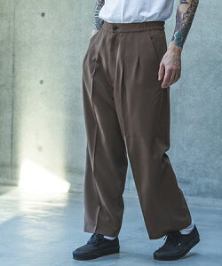 �yMROLIVE(�~�X�^�[�I���[�u)�zTROPICAL POPLIN -2TACK WIDE EASY PANTS ���C�h�C�[�W�[�p���c(M261121)