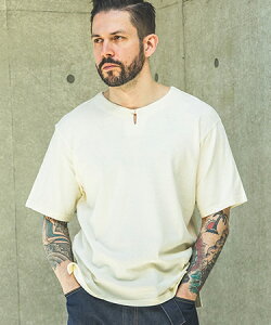 �yMROLIVE(�~�X�^�[�I���[�u)�z88-12 VINTAGE MATERIAL -KEY NECK T-SHIRT �L�[�l�b�NT�V���c(M261137)