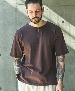 �yMROLIVE(�~�X�^�[�I���[�u)�z�y�\��̔�4�����{�`���{���ׁz 88-12 VINTAGE MATERIAL -KEY NECK T-SHIRT �L�[�l�b�NT�V���c(M261137)