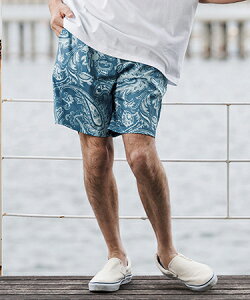 �y�ꕔ�T�C�Y�J���[�\��̔�5�����{�`6����{���ׁz�yCAMBIO(�J���r�I)�zLightweight Fabric Classic Paisley Short Pants �V���[�g�p���c(CAM26SS-004)