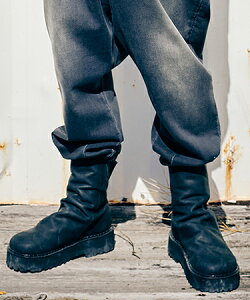 �yglamb(�O����)�z�y�\��̔�7�����{�`���{���ׁz Drape Leather Boots �h���[�v���U�[�u�[�c(GB0226-AC02)