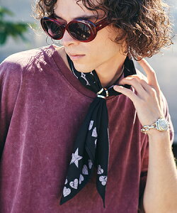 �yglamb(�O����)�z Skull Heart Bandana �X�J���n�[�g�o���_�i(GB0226-AC10)